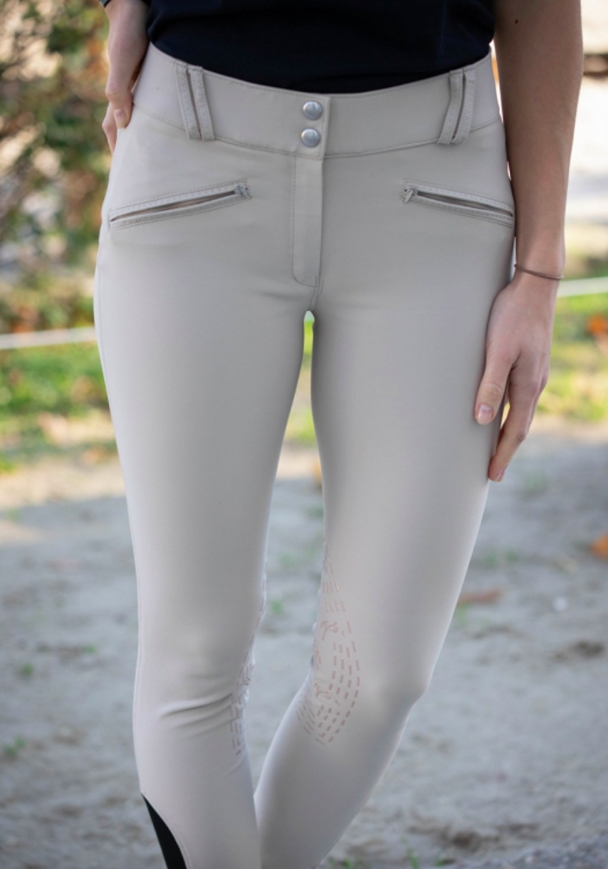 Equithème - Pantalon d'équitation femme Kendal beige Equithème - Pantalon d'équitation femme Kendal beige