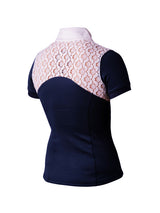 Stockholm Chemise de concours pour femme Champion Blanc et Marine