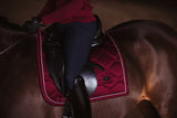 STOCKHOLM Tapis de dressage Bordeaux