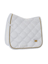 STOCKHOLM Tapis de dressage white perfection gold