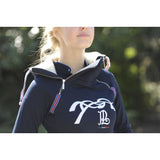 Pénélope Double-Zip Hoodie Marine