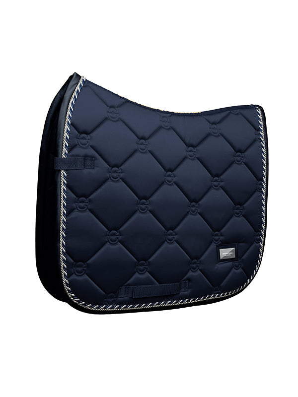 Tapis De Selle De Dressage Equestrian Stockholm - Blanc Océan Foncé - Moderne